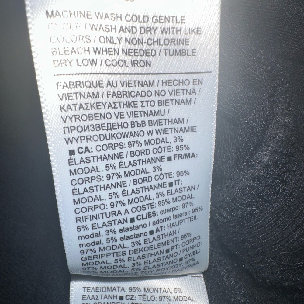 Athleta Women’s Crewneck Super Soft‎ Sweatshirt Black Mindset Plus Size 3XL - Picture 5 of 5